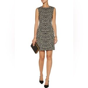 New without tag- Diane von Furstenberg Pentra Texture Seamless Dress Blk